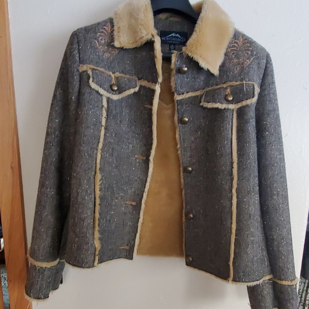 Montanaco faux fur lined coat